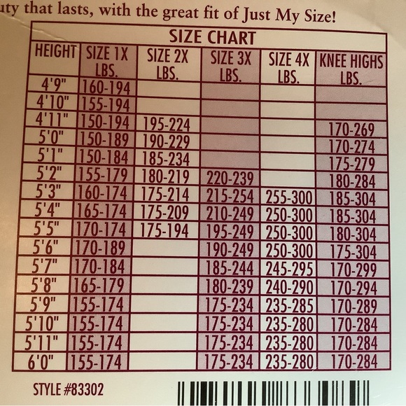 Just My Size by Leggs lasting sheer pantyhose, color ivory, size: 2X - Picture 6 of 12